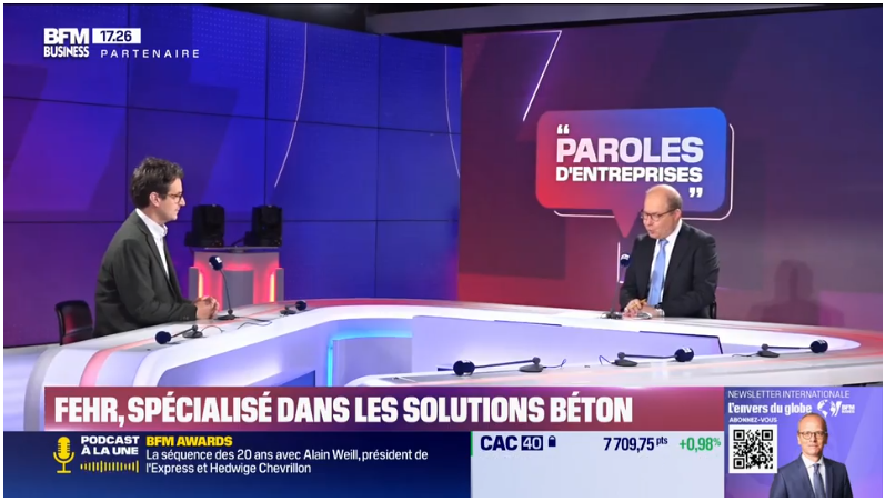 FEHR sur BFM Business pour  présenter nos engagements en faveur d’un avenir durable !